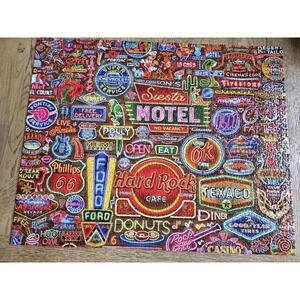 Springbok Puzzle NIFTY NEON Signs Collage 1000 Piece Michael Fishel 2024
